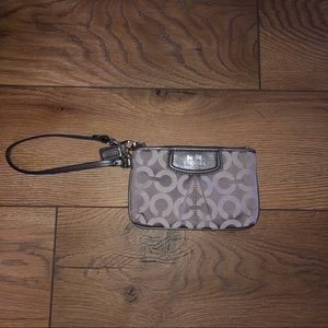Coach small wristlet